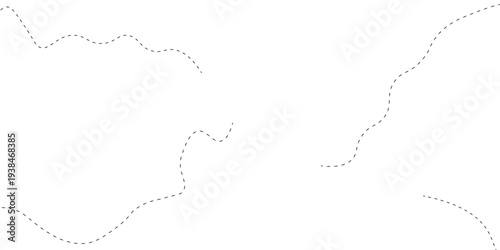 Vector treasure map element. old pirate letter.