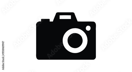 Title: Camera Icon Vector Flat Design