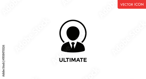 Businessman Ultimate Professional Avatar Icon.