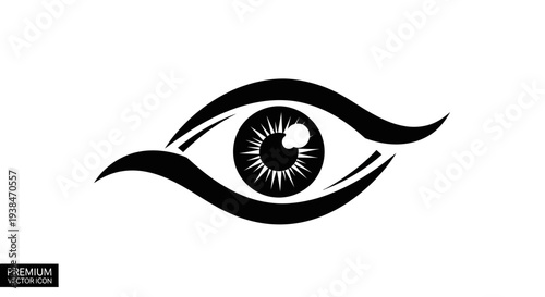 Closeup of a single eye.