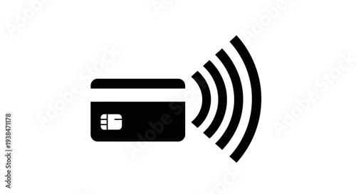 Contactless credit card payment technology.