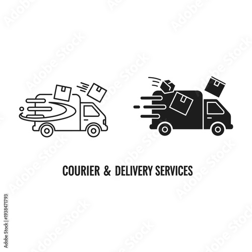 Delivery Truck Package Express Commercial