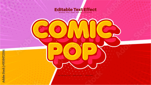 Comic Pop Text Effect