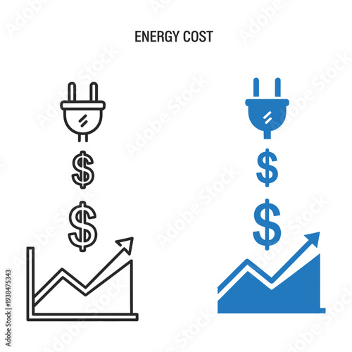 Bill Payment Vector Electricity Cost
