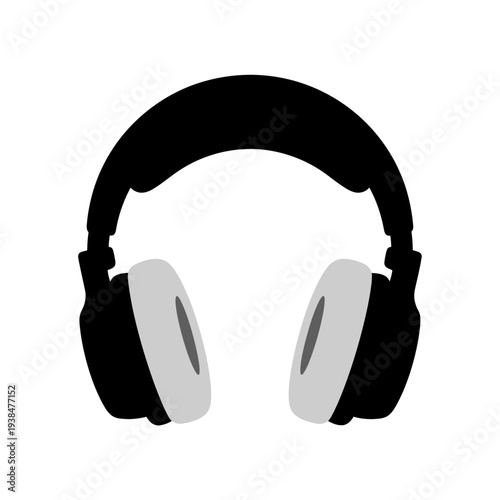 Headphones icon with clear sound