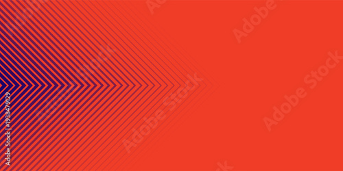 Abstract red and purple background with geometric chevron arrow lines, modern gradient speed concept, futuristic dynamic motion pattern, corporate growth and direction backdrop design.