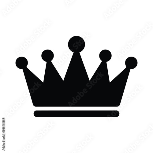 Royal crown icon symbolizing luxury and prestige