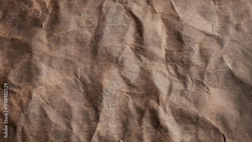 Dark Brown vintage wrinkle recycle paper background