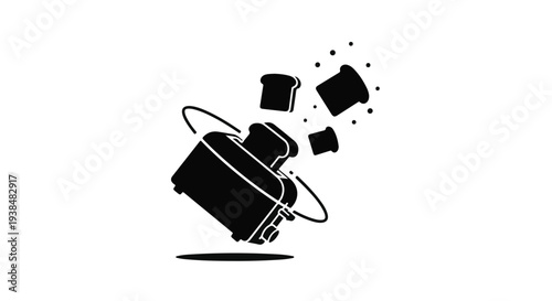 Abstract Square Box Frame Vector Design