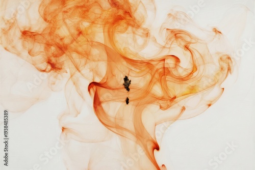 Abstract swirling smoke patterns