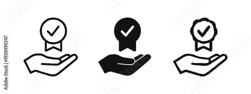 Quality Guarantee and Approved Service Badge Icons