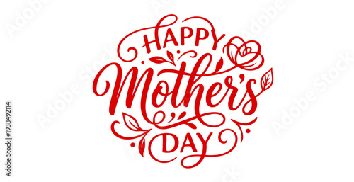 Happy Mother's Day Typography