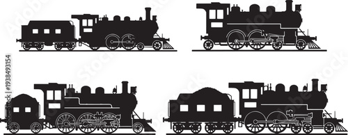 Silhouettes of various plants and office supplies on shelves, depicting a workspace with decorative elements