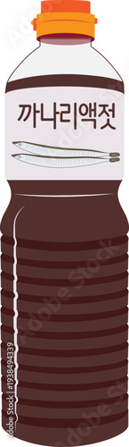 플라스틱통에 담긴 까나리액젓