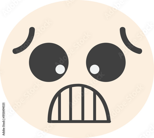 다양한 감정표정을 짓는 얼굴캐릭터