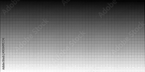 fun beautiful black and white shadow halftones retro pop art funky urban colorful comic book. Dotted halftone gradient texture. Vanishing polka dot background.