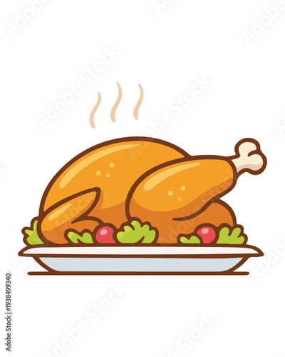 Cartoon Thanksgiving Turkey