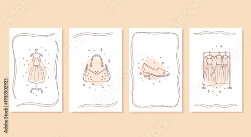 Fashionable Wardrobe Essentials: Dress, Handbag, Shoe, and Outfit Collection