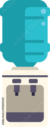 Water cooler dispenser providing refreshment and hydration