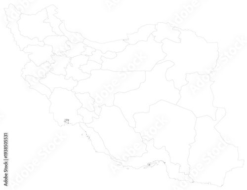 Map of Iran.ai