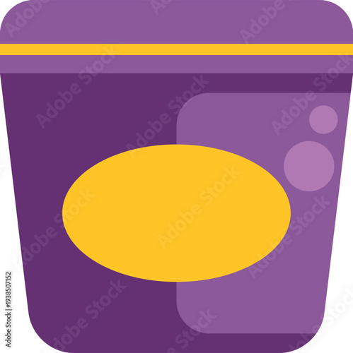 Cosmetic cream jar symbolizing beauty and skincare products with blank label