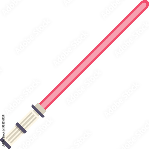 Red glowing laser sword icon representing a futuristic weapon from science fiction
