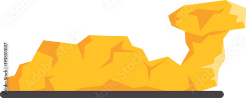 Gold nuggets in a heap representing wealth and mining