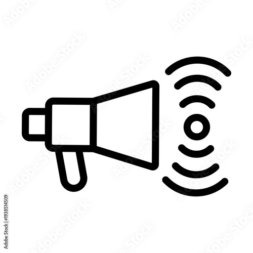 Loudspeaker Vector Icon