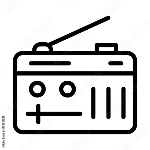 Emergency Radio Vector Icon