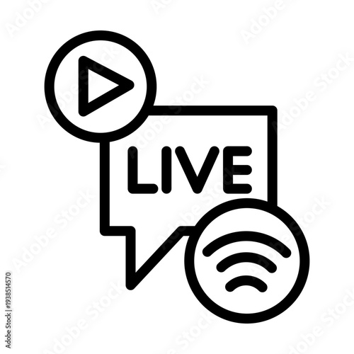 Live Chat Vector Icon