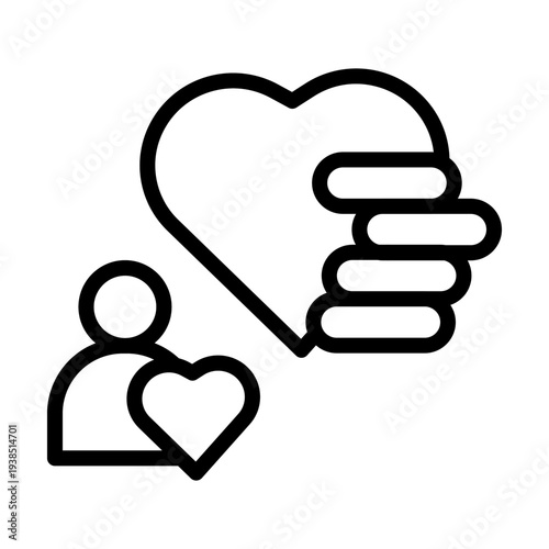 Donor Relations Vector Icon