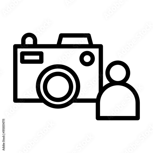 Photographer Vector Icon