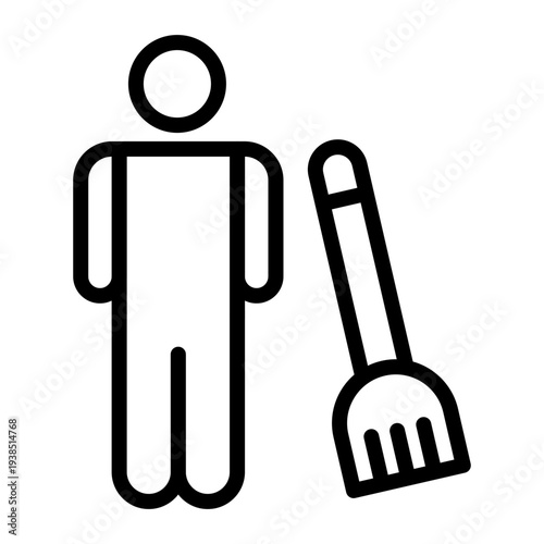  Housekeeper Vector Icon