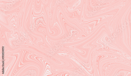 A beautiful delicate pastel pink and white abstract liquid marble swirl pattern forms an elegant artistic texture background, perfect for contemporary designs and soft decorative elements.