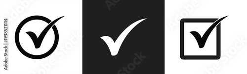 Check mark icon symbols vector. symbol for web site Computer and mobile vector.