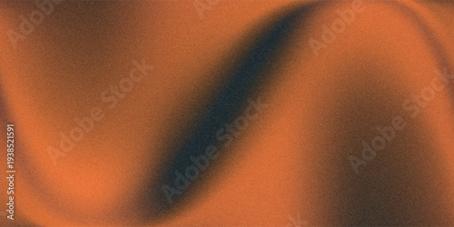 Fiery red brown burnt orange copper black abstract background. Geometric shape. Color gradient. 3d effect. Noise rough grungy grain. Neon light metallic. Design. Template. Web banner. Wide. Panoramic.