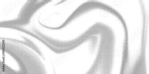 Dotted gradient halftone background. Horizontal seamless dotted pattern in pop art style. Abstract modern stylish texture. Fade gradient black and white half tone background. Eps10