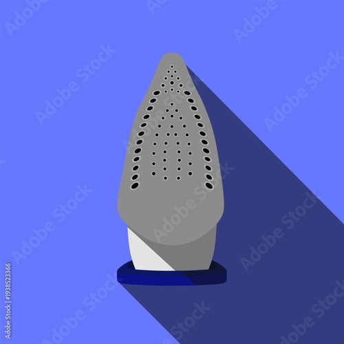 Electric iron, isolated, vector illustration, clothing irons, steam iron. Icon. Imag.