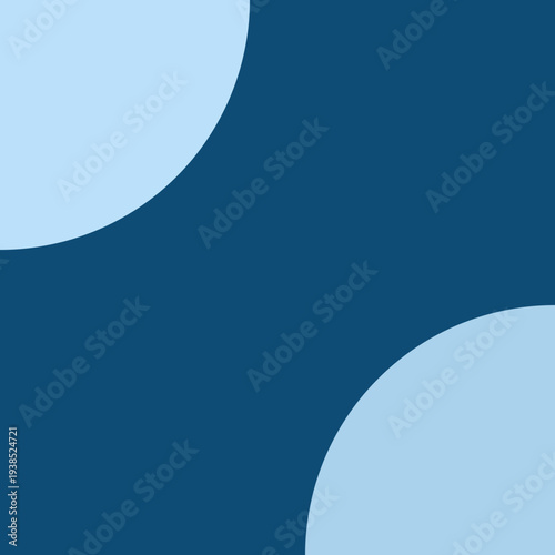 Modern abstract design with soothing blue shapes