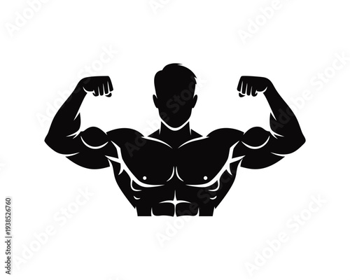 Power and Energy Workout Symbol for Sports Branding