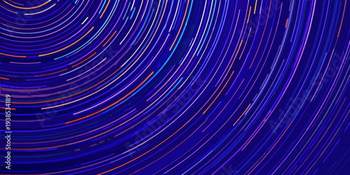 Abstract swirling lines of vibrant color create a dynamic visual pattern