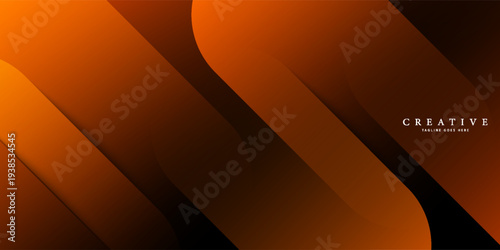 Abstract orange background with cut lines EPS 10