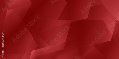 Deep red abstract geometric background with overlapping transparent diamond shapes and subtle light gradients