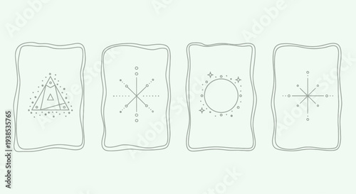 Esoteric Symbols Geometric Designs Set