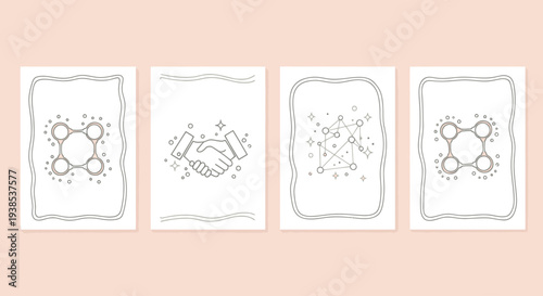 Business Partnership and Collaboration Concept Icons