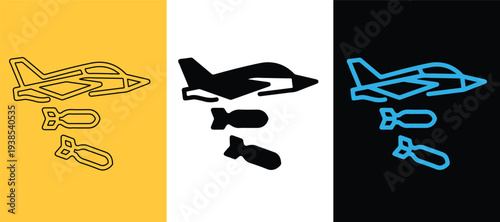 Tripartite illustration of futuristic aircraft and spacecraft