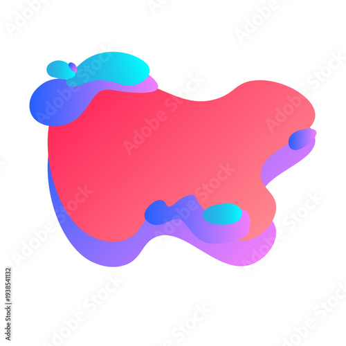 modern organic shapes. Fluid vector trendy elements. Template graphics vector design