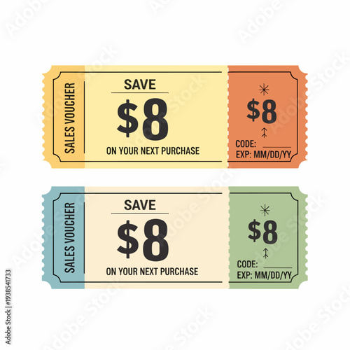 Grab this ticket and enjoy $8savings on your next purchase today
