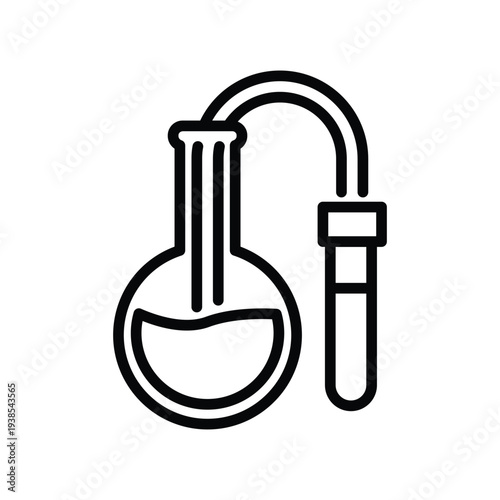 distillation outline icon vector design good for web or mobile app