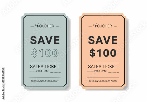 A small voucher with big benefits—save $100 quickly and easily on your purchase.